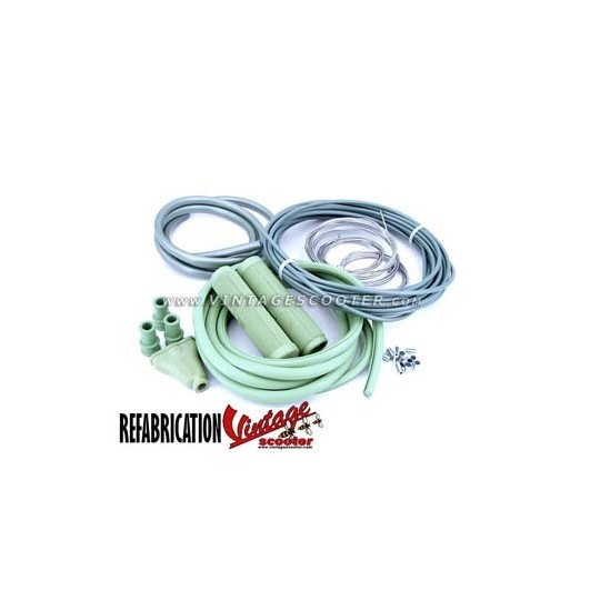 Kit transmissions & caoutchoucs Vert Vespa ACMA 1952-54